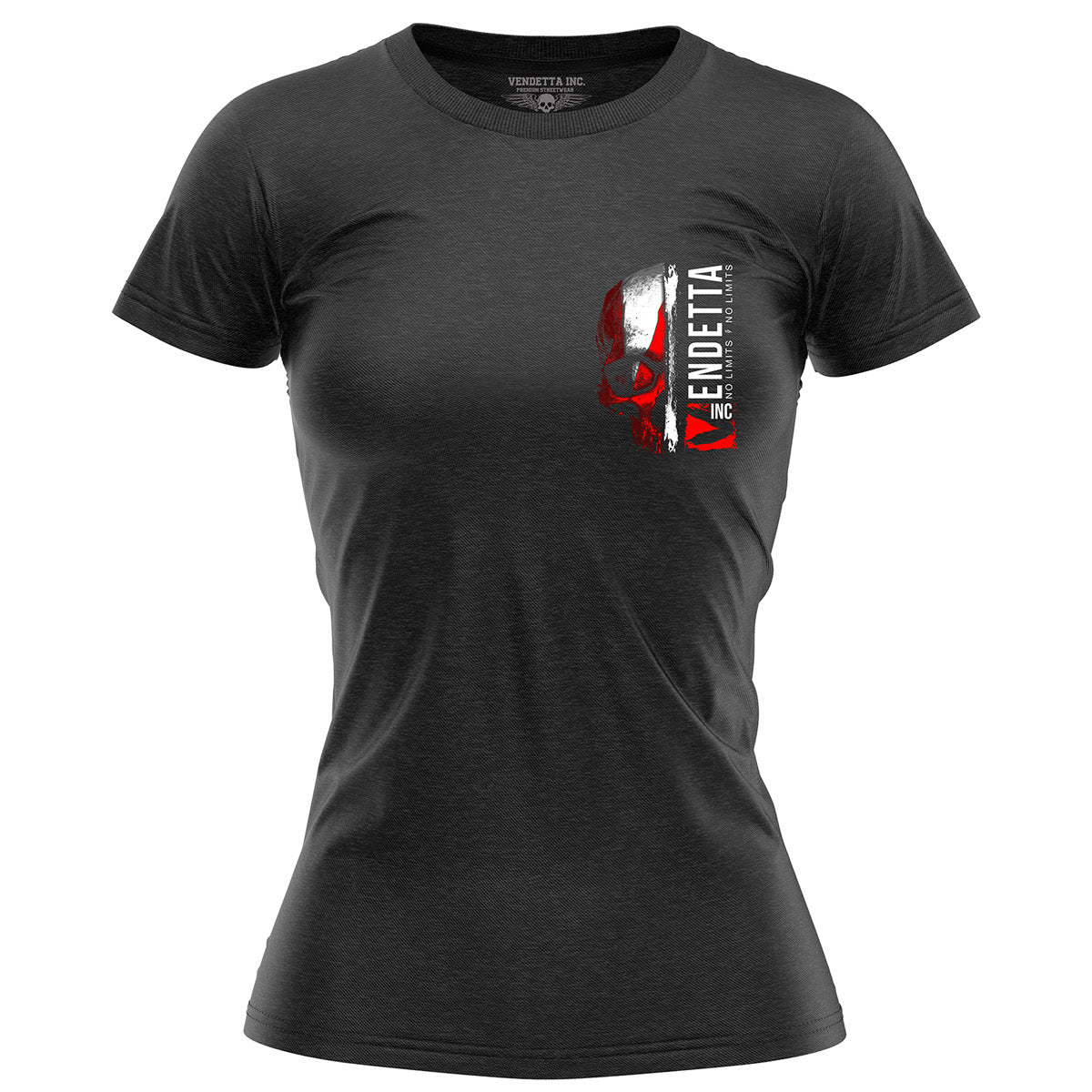 Vendetta Inc. Shirt Blood Skull schwarz VD-0044