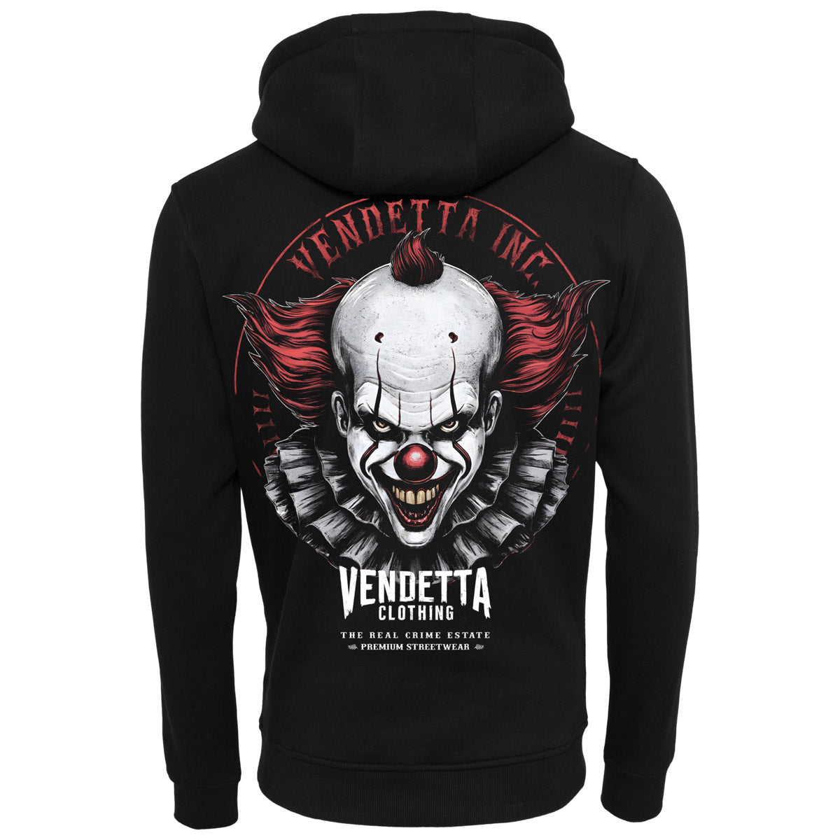 Vendetta Inc. Hoodie Playing Clowns schwarz VD-4066