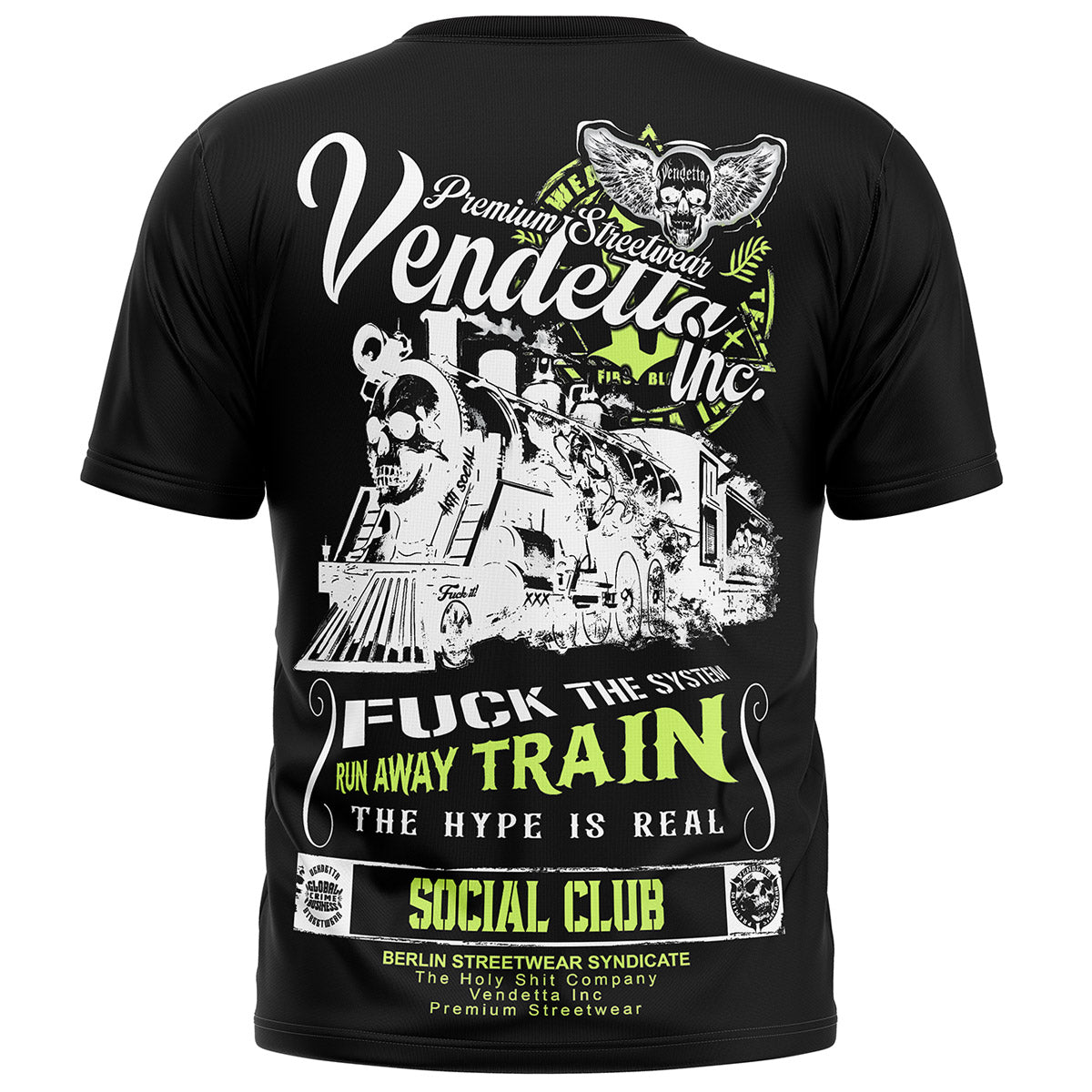 Vendetta Inc. Shirt Train FTS schwarz VD-1479