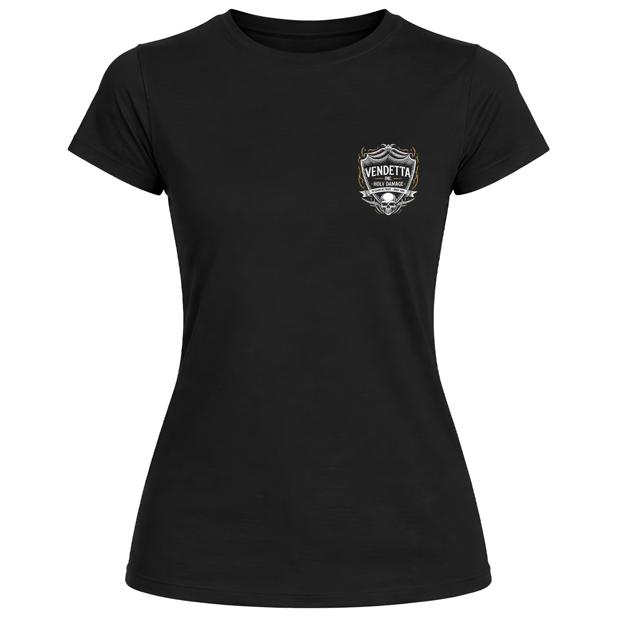 Vendetta Inc. Shirt Skull Crest schwarz