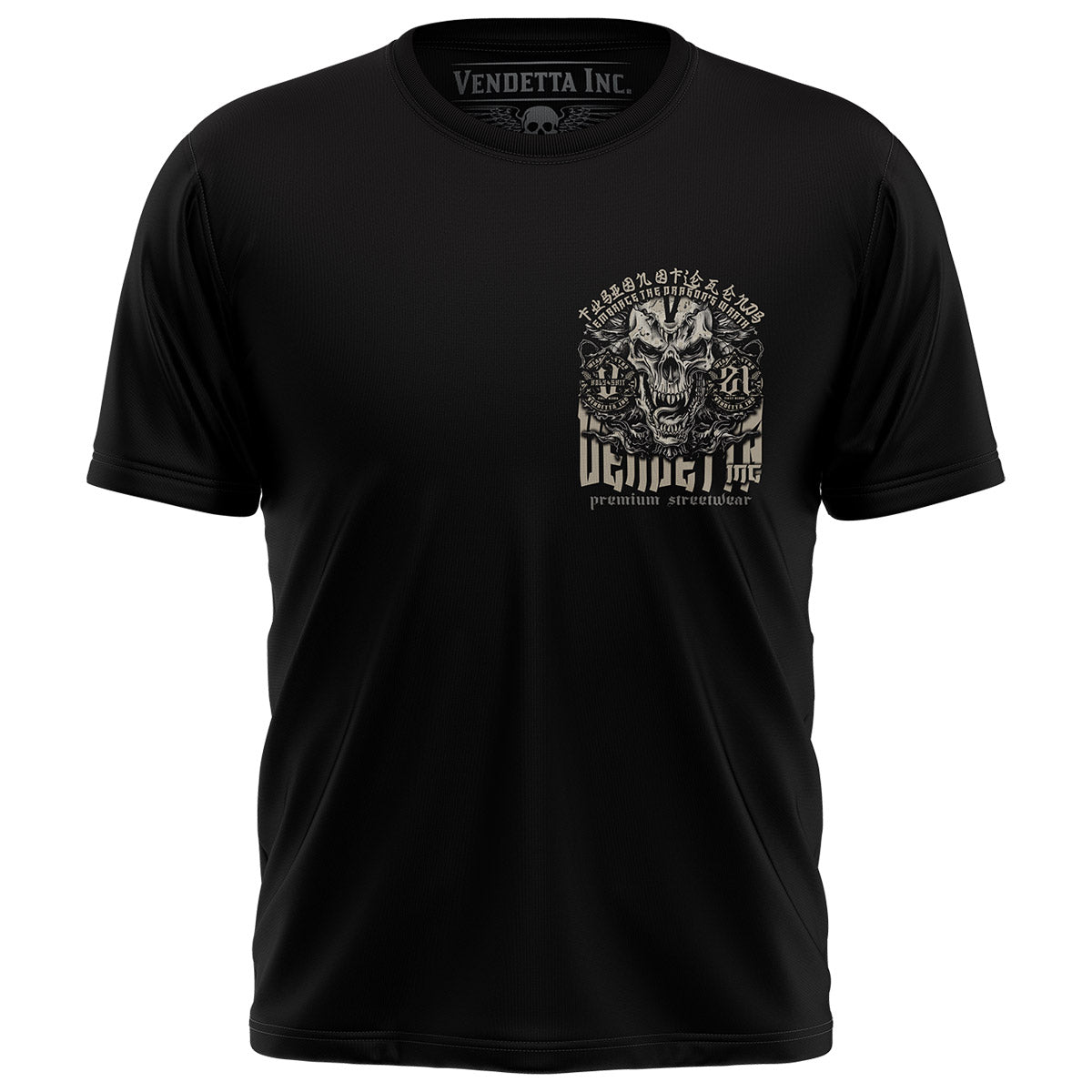 Vendetta Inc. Shirt Dragons schwarz VD-1539