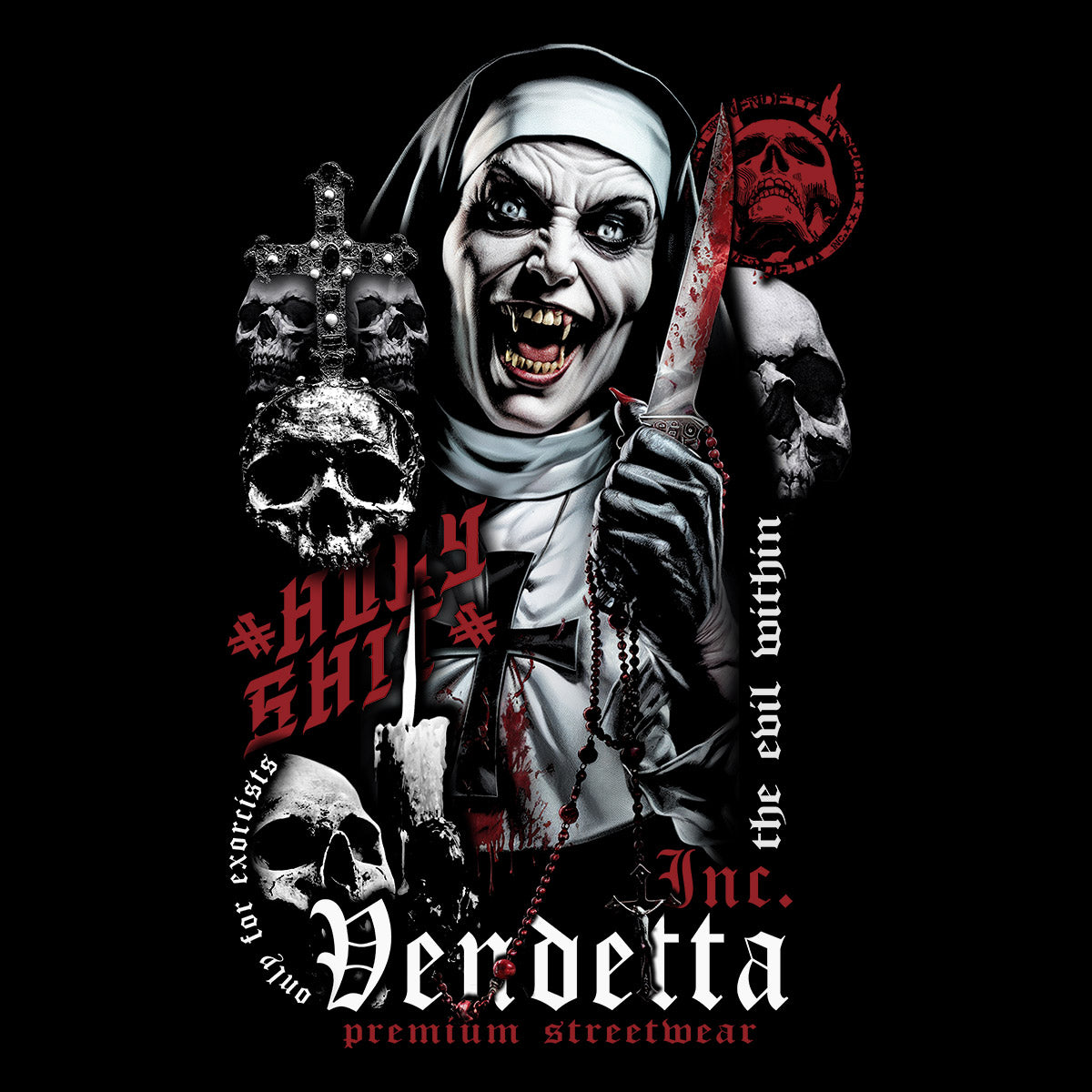 Vendetta Inc. Shirt Holy Fear schwarz VD-1577