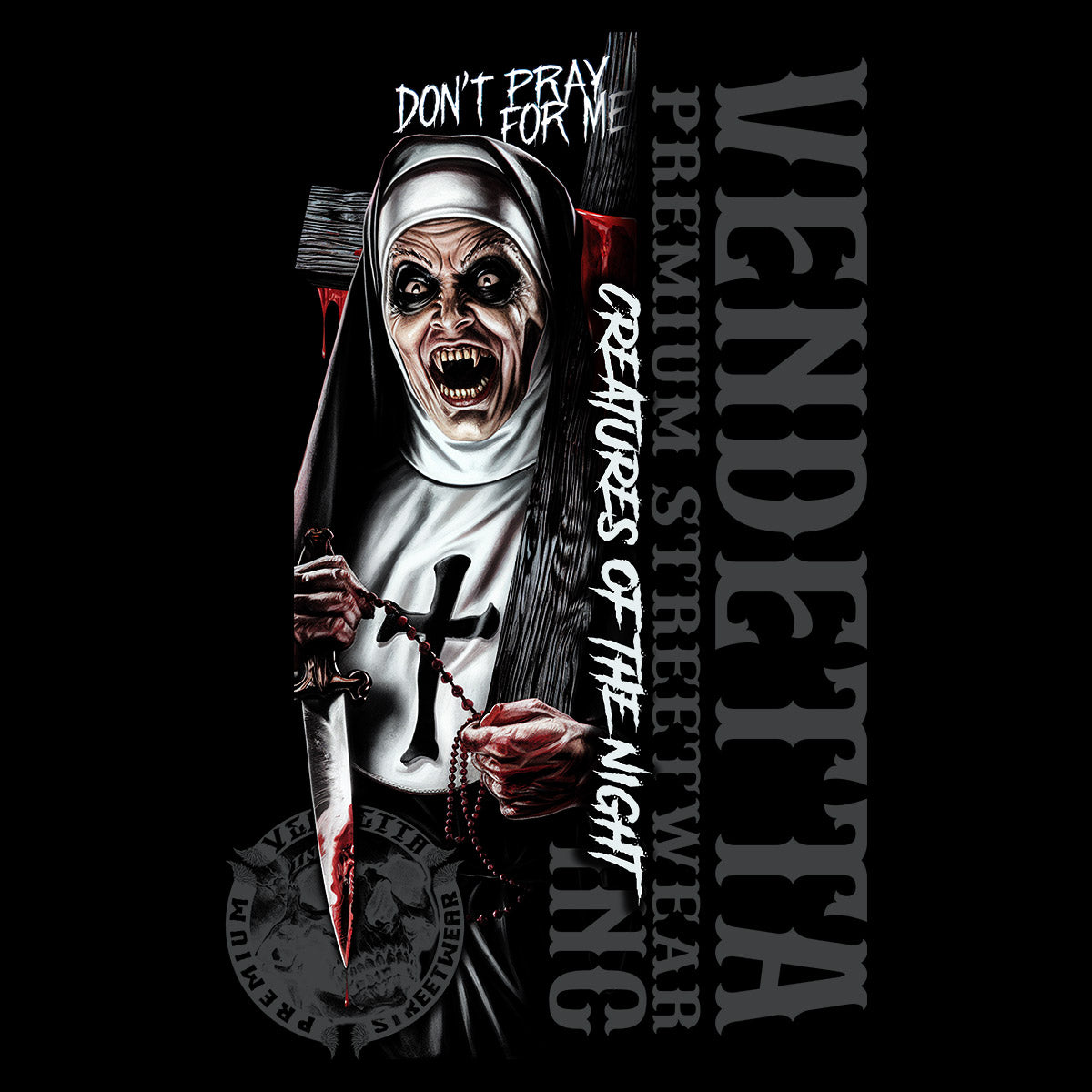 Vendetta Inc. Shirt Pray for Me schwarz VD-1578
