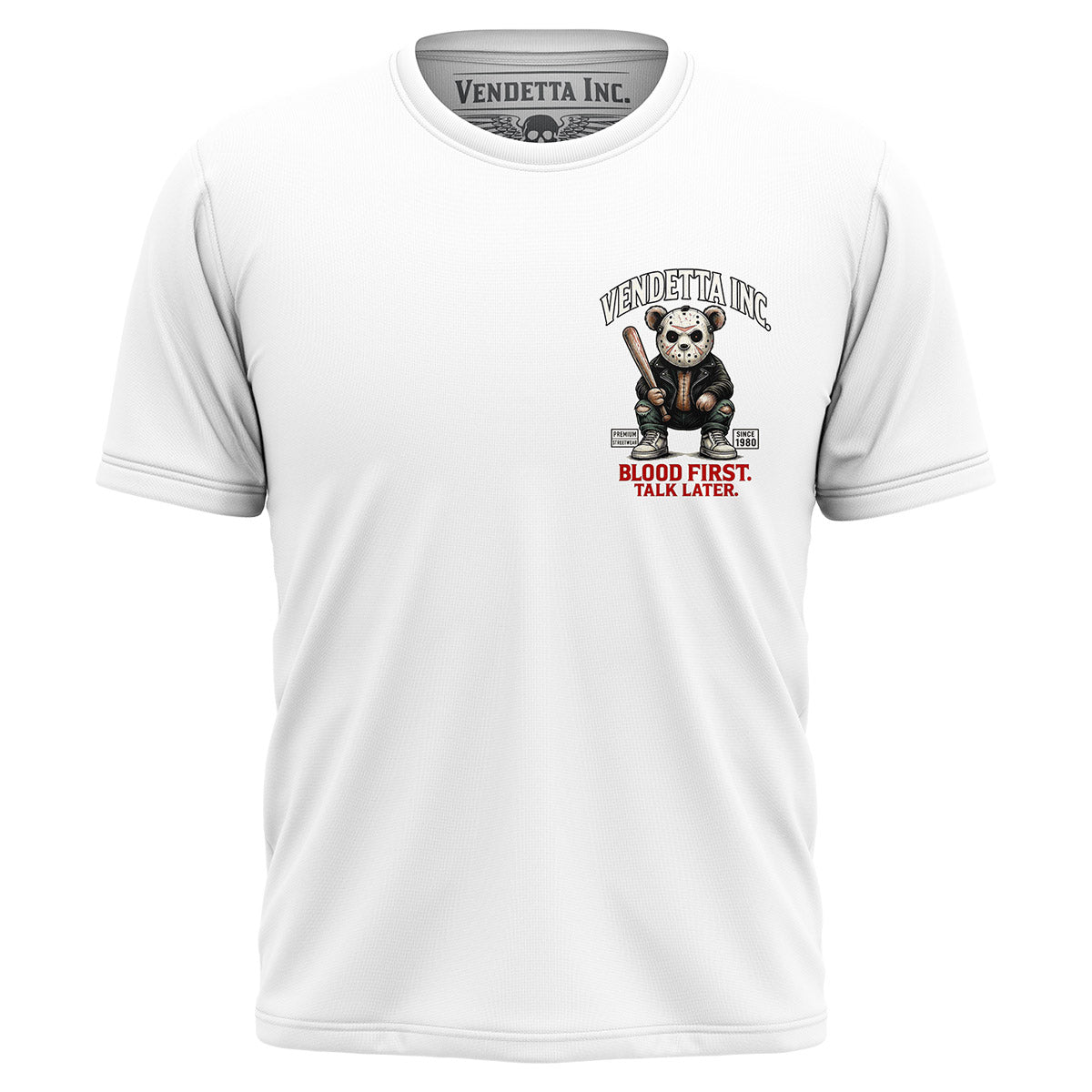 Vendetta Inc. Shirt Talk Later weiß VD-1589