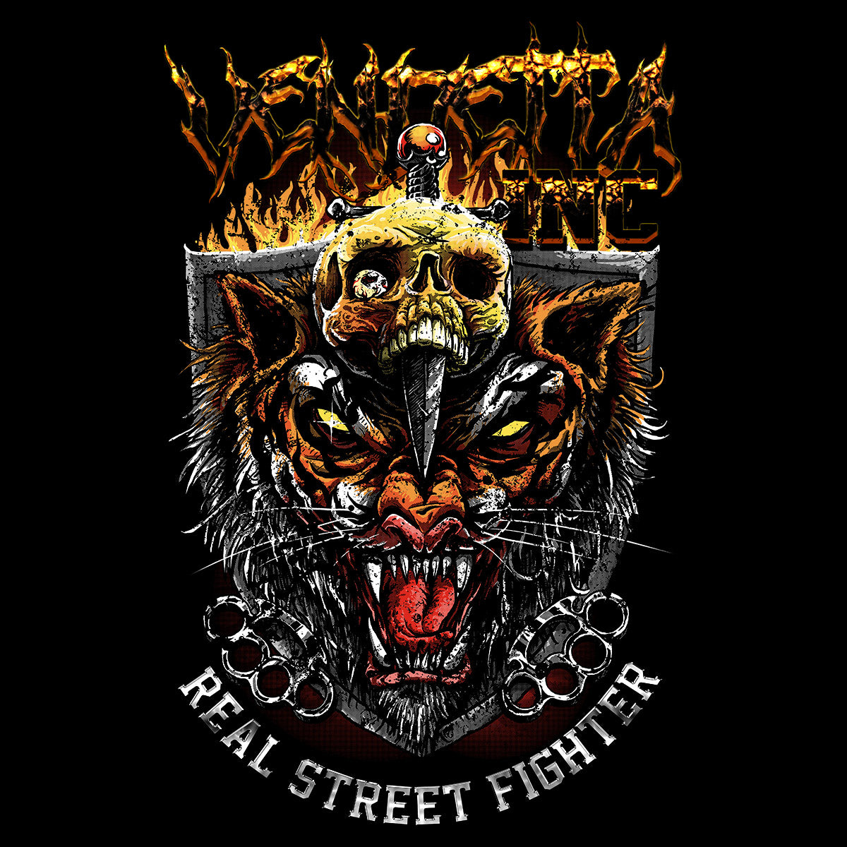 Vendetta Inc. Shirt Claws & Brass schwarz VD-1301
