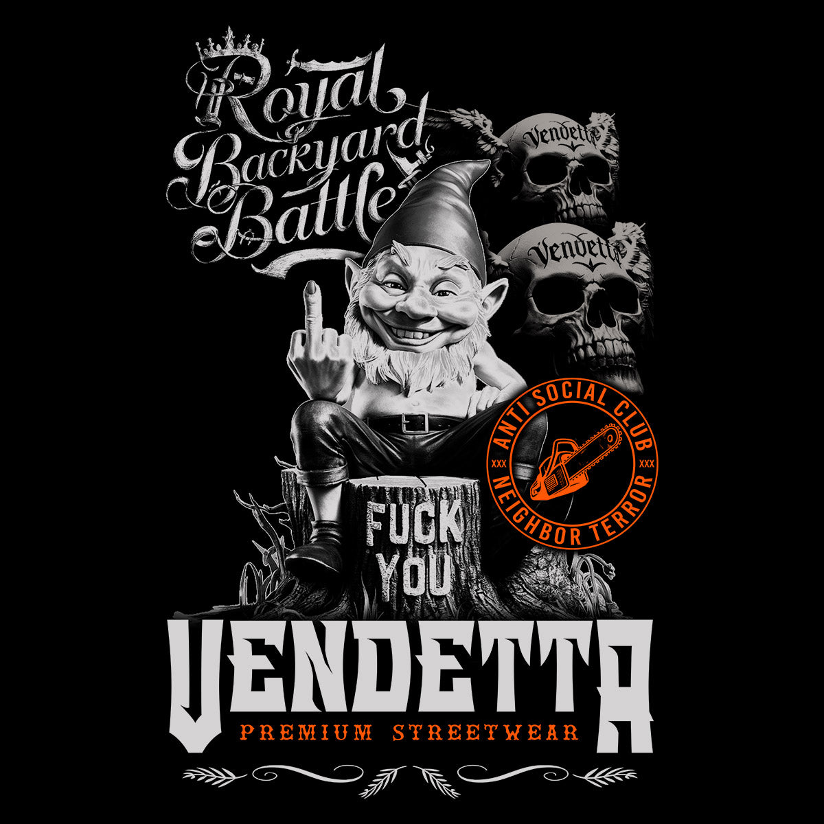 Vendetta Inc. Shirt Backyard Battle schwarz VD-1593
