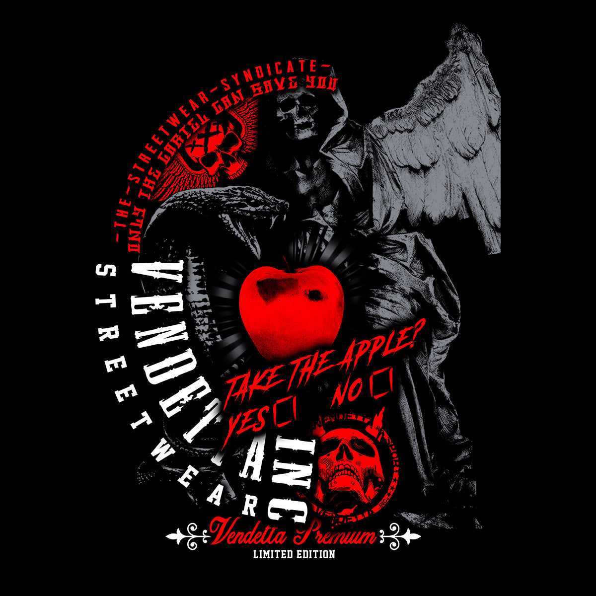 Vendetta Inc. Shirt Angel's Lie schwarz VD-1598
