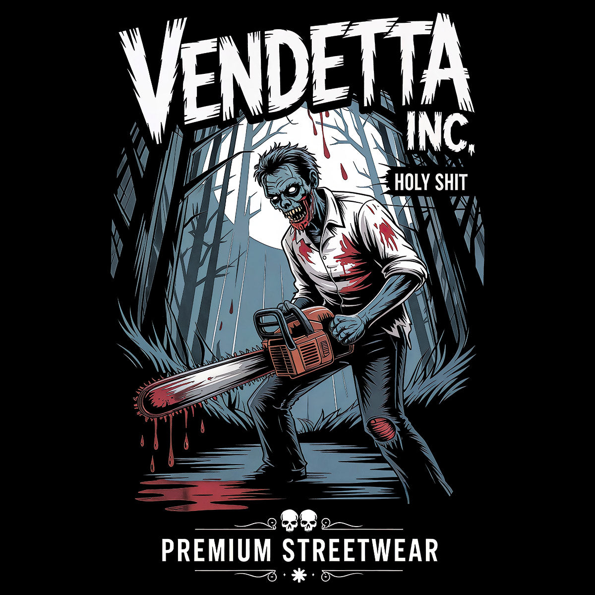 Vendetta Inc. Shirt Chainsaw Trouble schwarz VD-1641