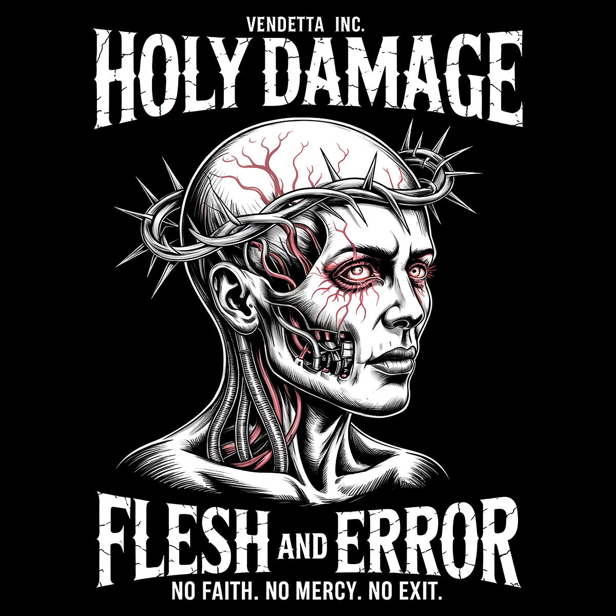 Vendetta Inc. Shirt Holy Damage schwarz