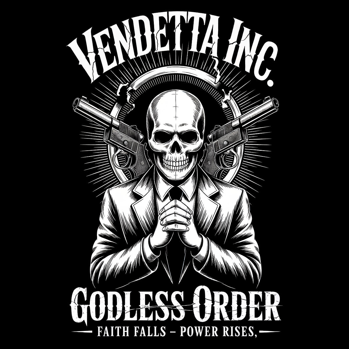 Vendetta Inc. Shirt Godless Order schwarz