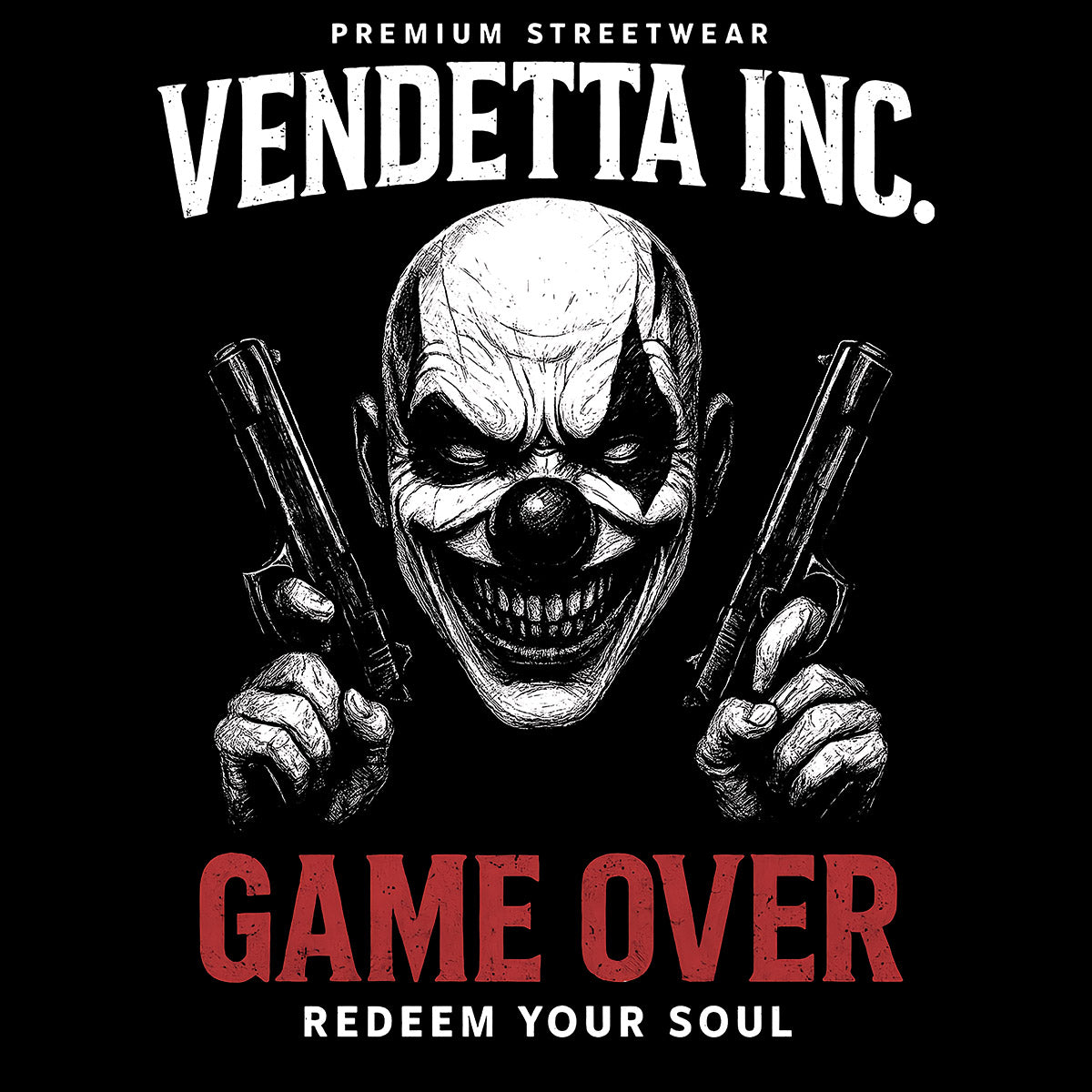 Vendetta Inc. Shirt Game Over 3.0 schwarz