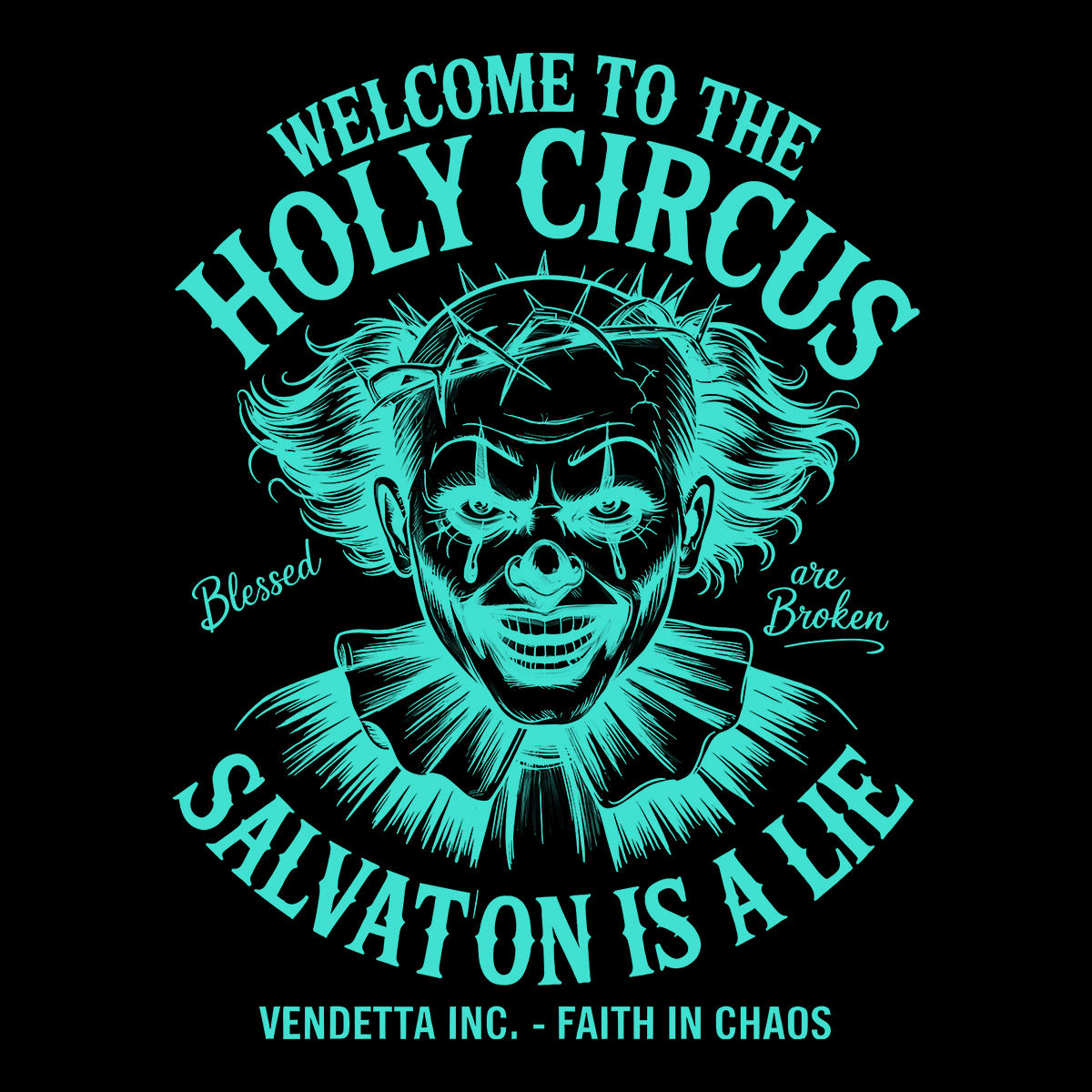 Vendetta Inc. Shirt Holy Circus schwarz