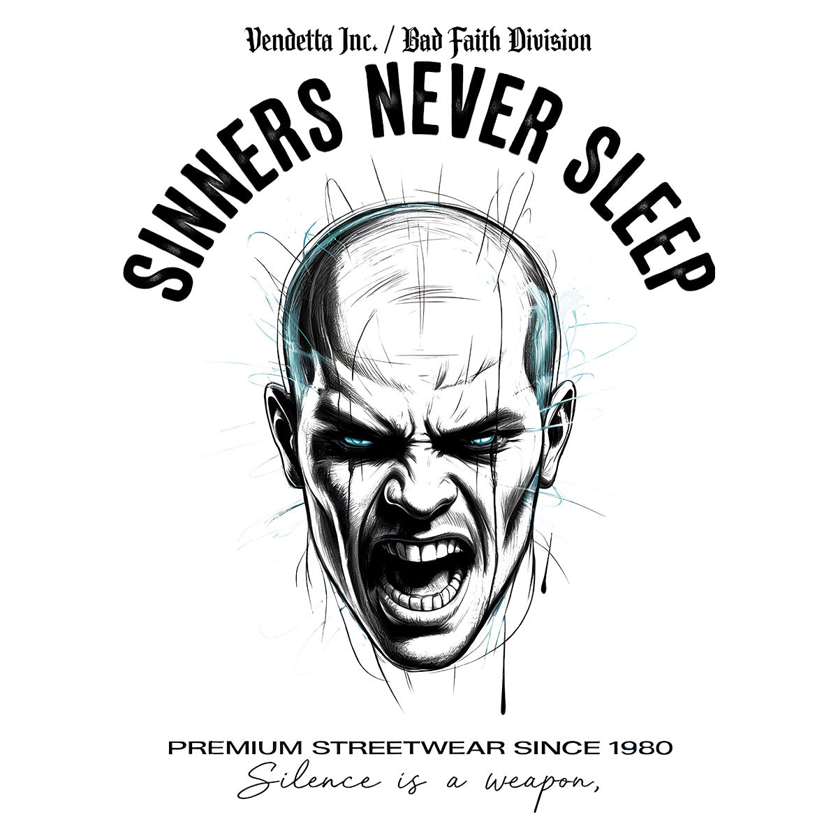 Vendetta Inc. Shirt Sinners weiß