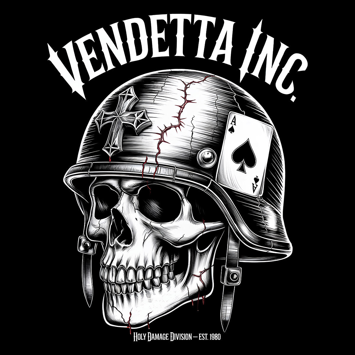 Vendetta Inc. Shirt Damage Division schwarz