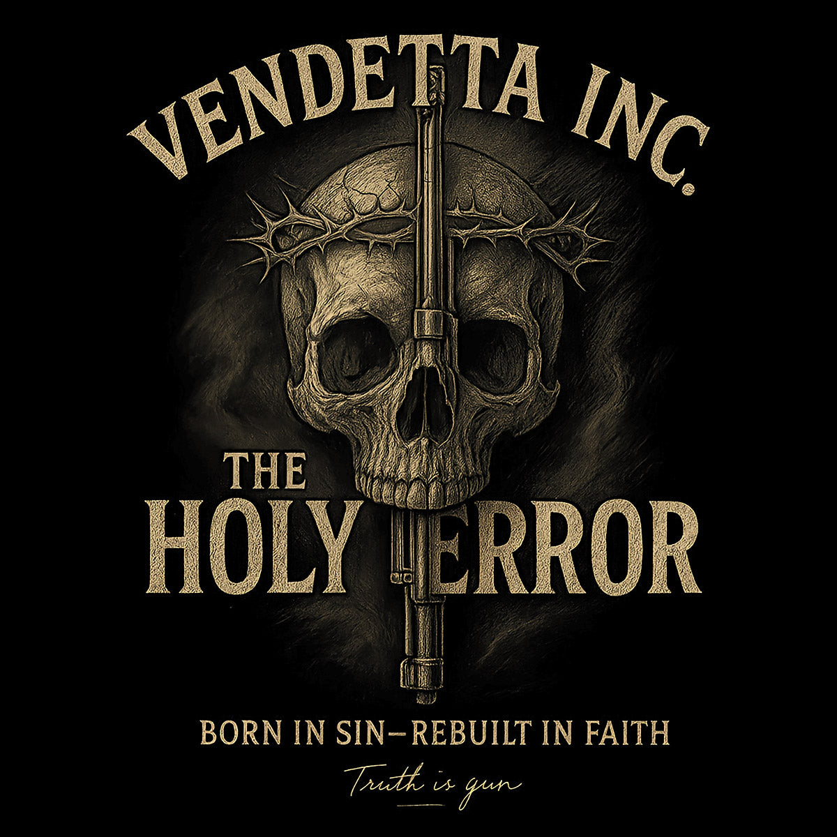Vendetta Inc. Shirt The Holy Terror schwarz