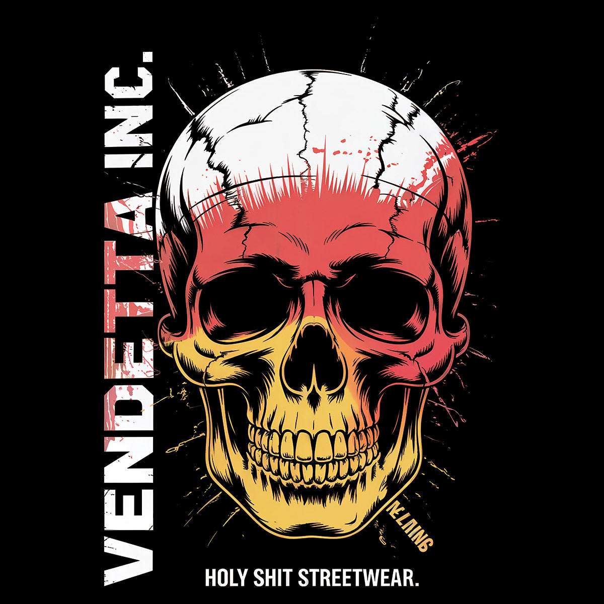 Vendetta Inc. Sweatshirt Skull Strike schwarz