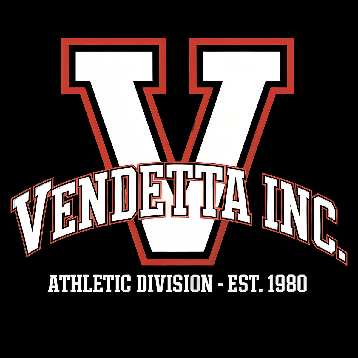 Vendetta Inc. Sweatshirt V Athletic schwarz