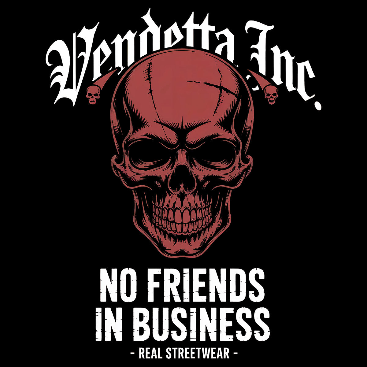 Vendetta Inc. Kapuzenpullover No Friends Club schwarz