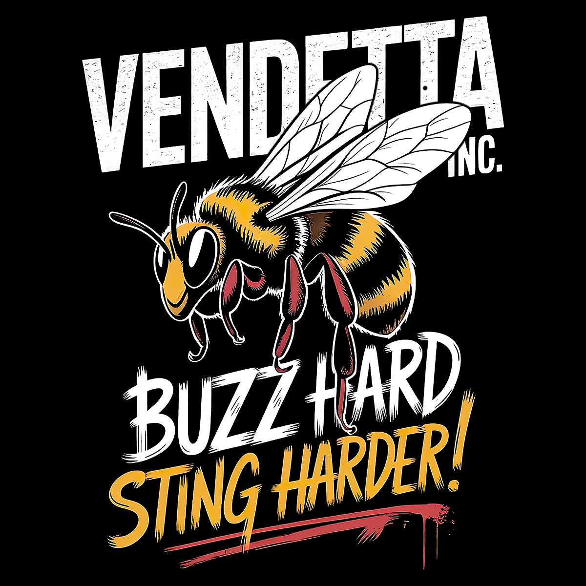 Vendetta Inc. Shirt Buzz Hard schwarz