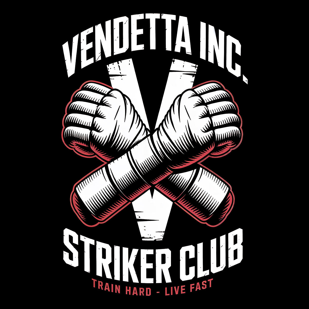 Vendetta Inc. Shirt Striker Club schwarz