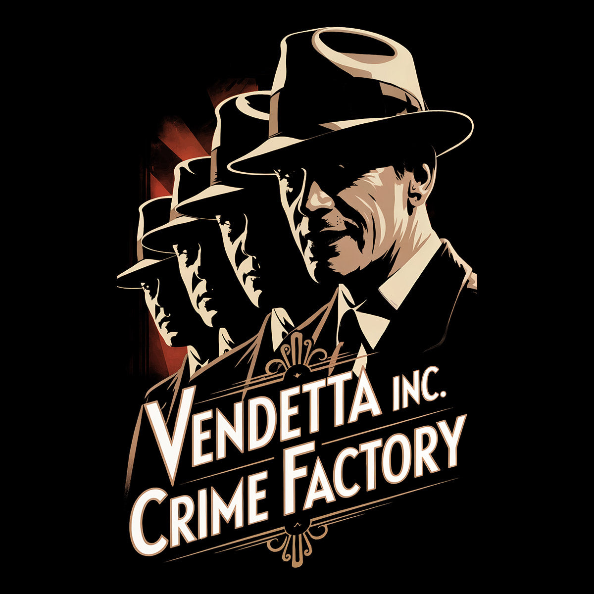 Vendetta Inc. Shirt Crime Factory schwarz