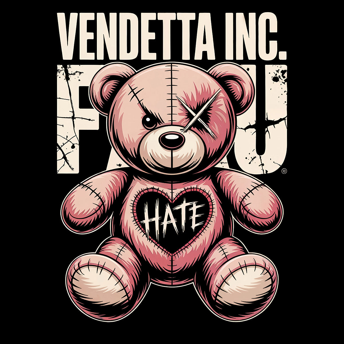 Vendetta Inc. Shirt Energy Bear schwarz