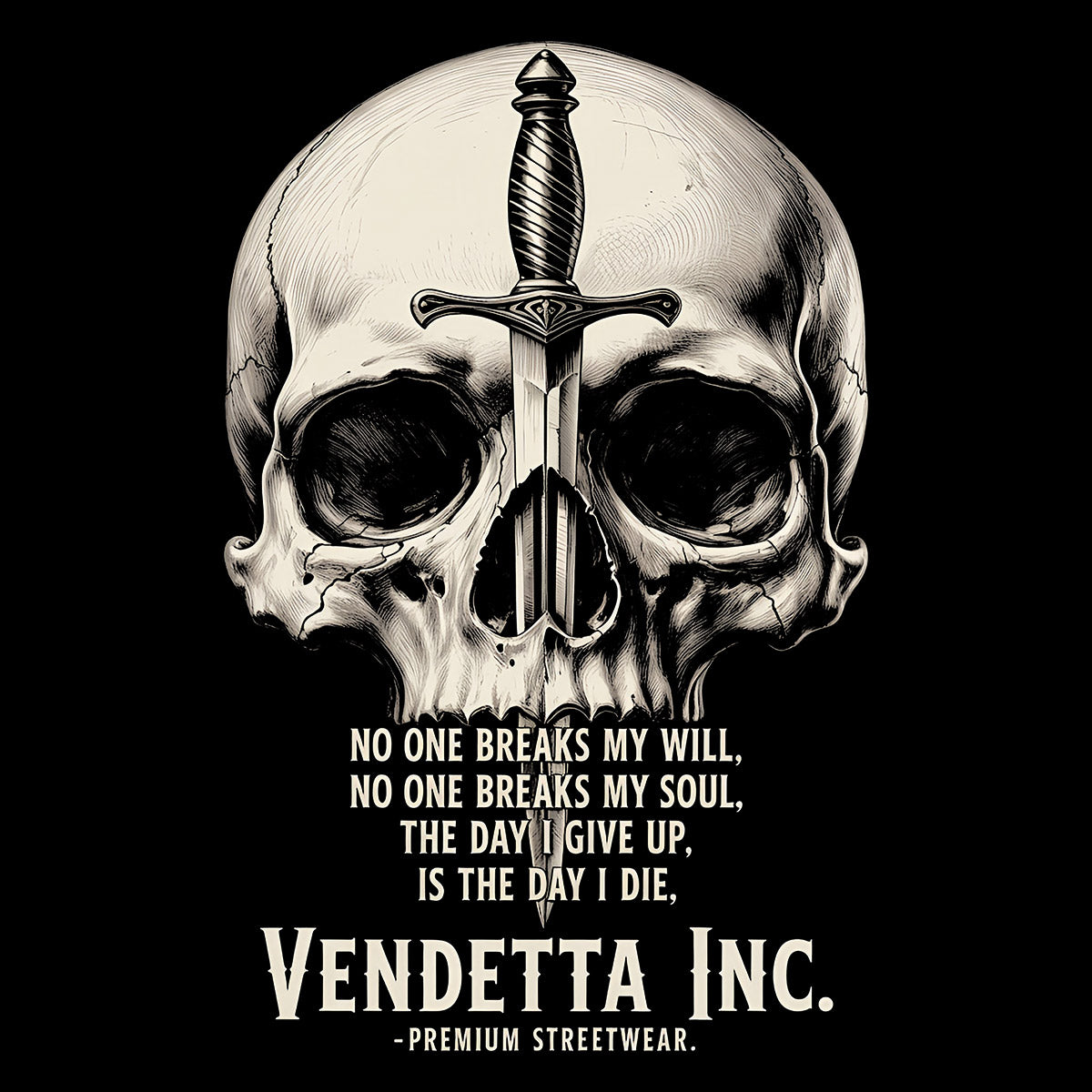 Vendetta Inc. Shirt Unbroken Will schwarz