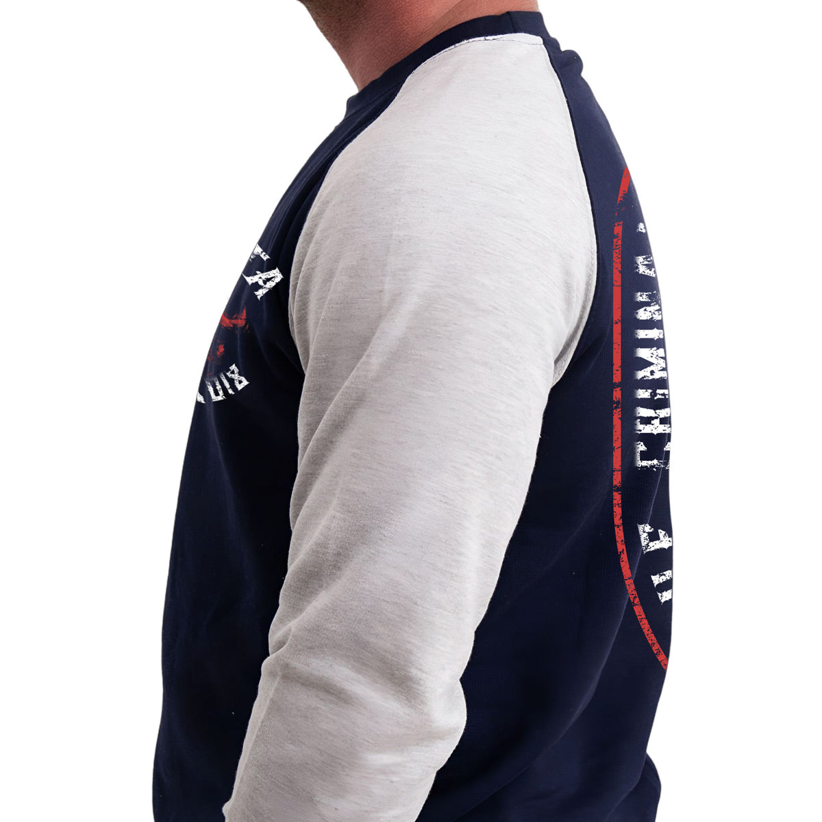 Vendetta Inc. Herren Sweatshirt Skull Crime navy-grau VD-4030