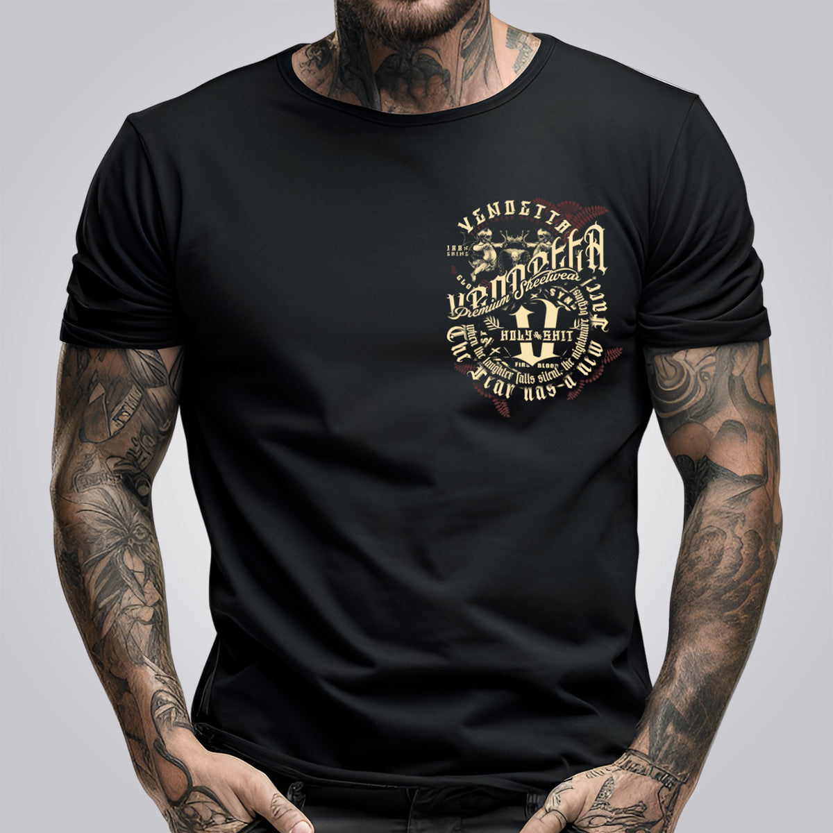 Vendetta Inc. Shirt Silent schwarz 1312
