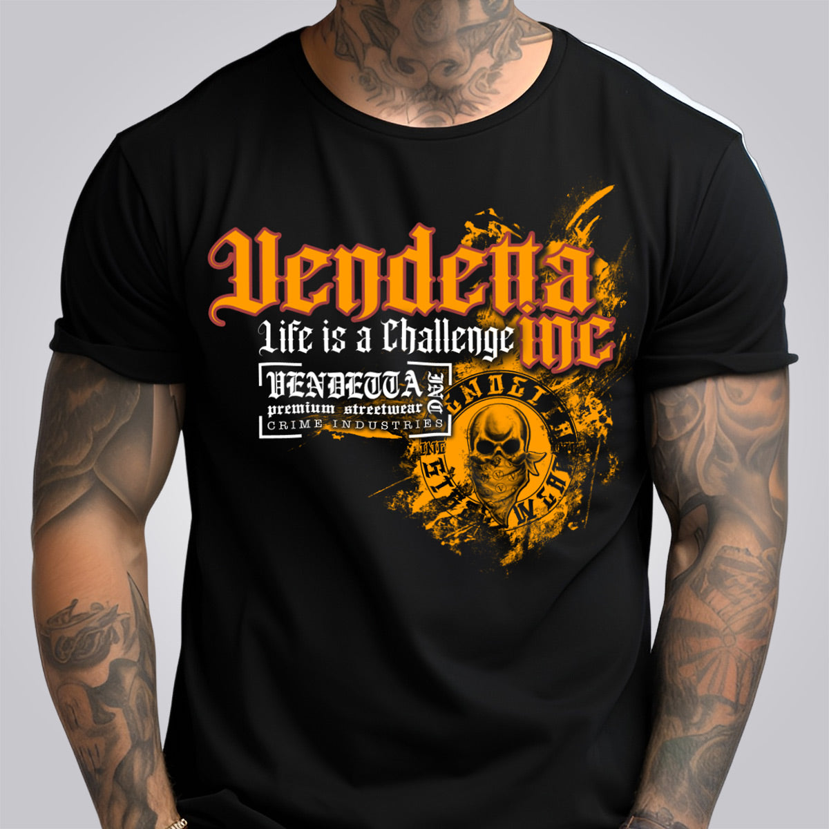 Vendetta Inc. Shirt schwarz Challenge VD-1241