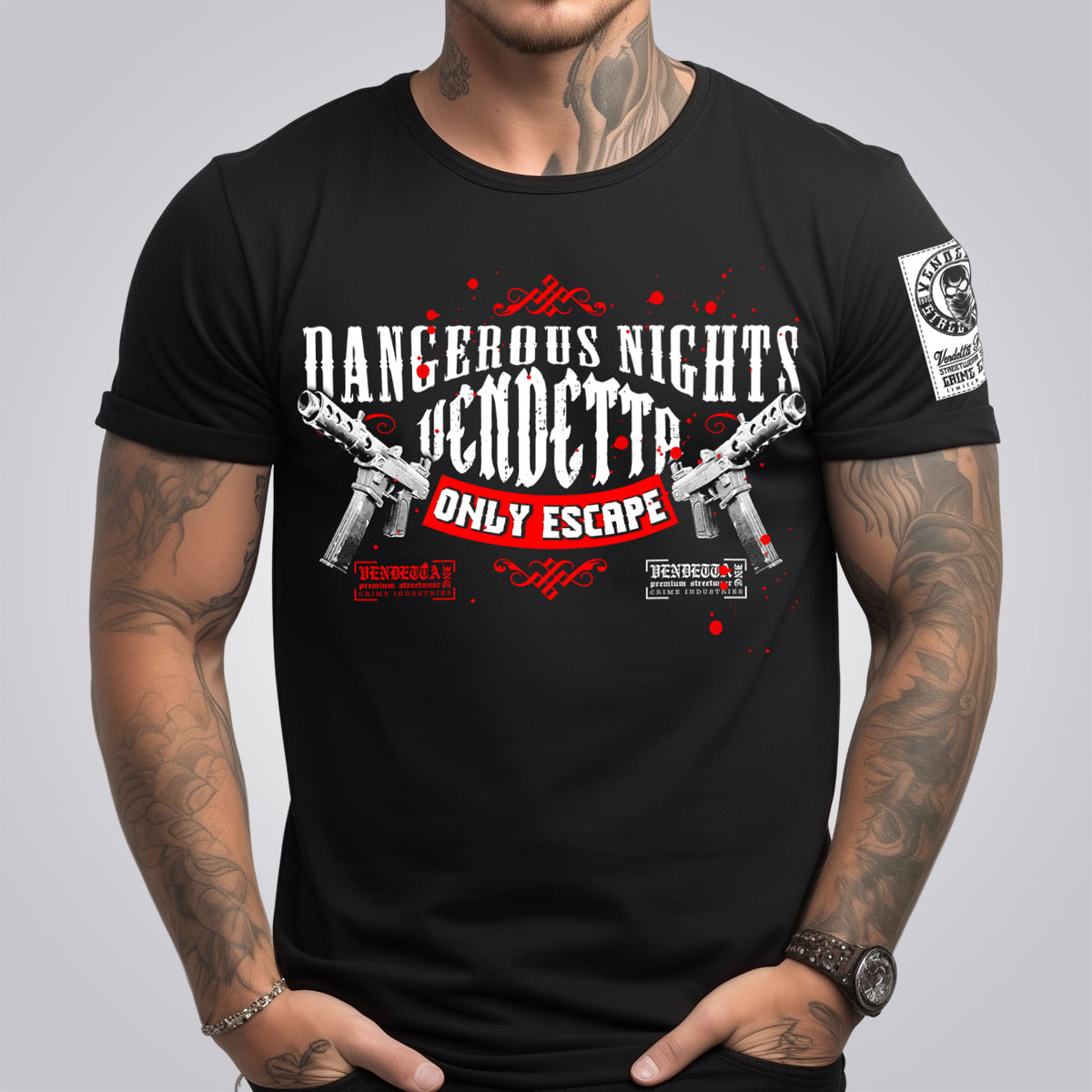 Vendetta Inc. Shirt schwarz Dangerous VD-1245