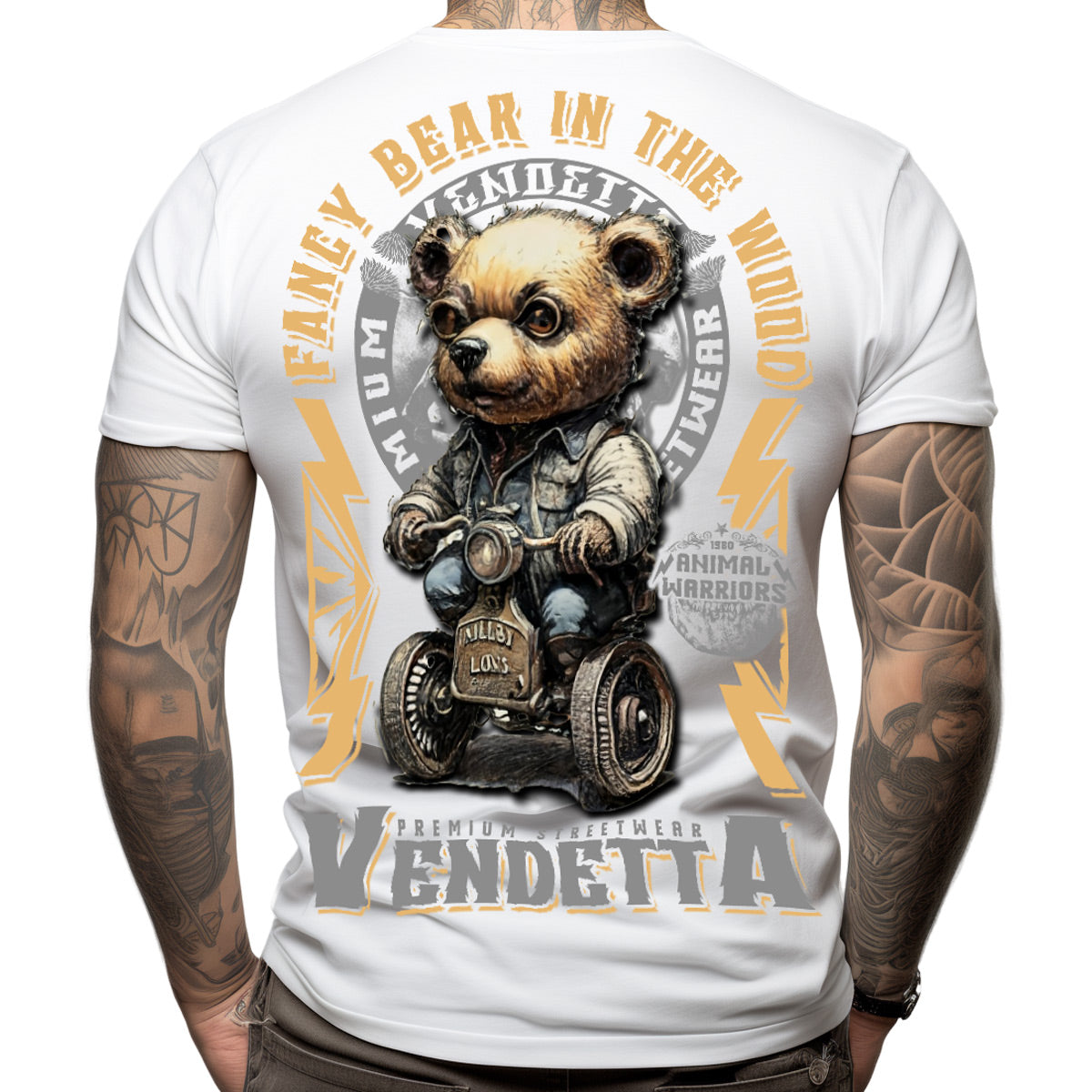 Vendetta Inc. Shirt weiß Fancy Bear VD-1381