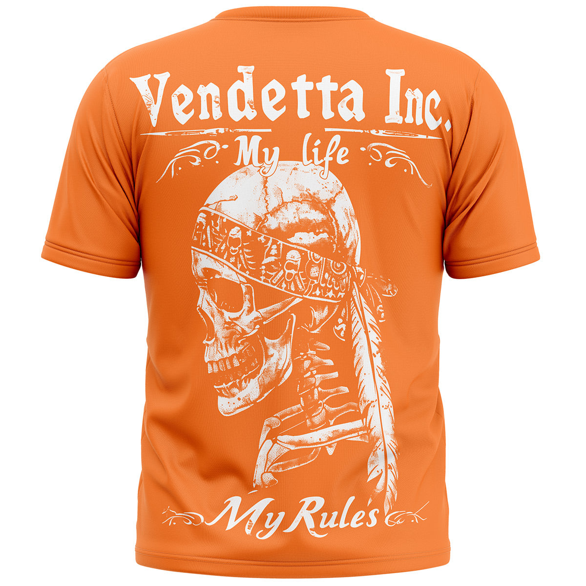 Vendetta Inc. Shirt orange Rules VD-1383