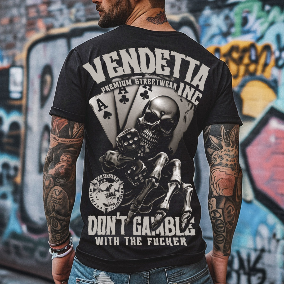 Vendetta Inc. Shirt Risk Taker schwarz VD-1432