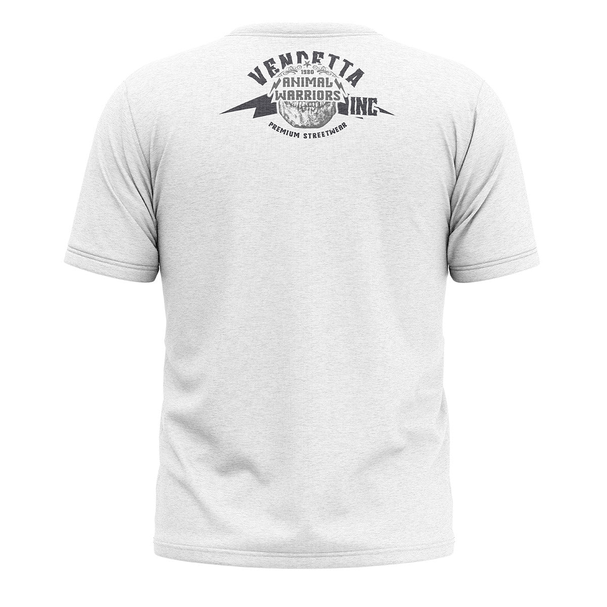 Vendetta Inc. Männer Shirt weiß Animal VD-1433