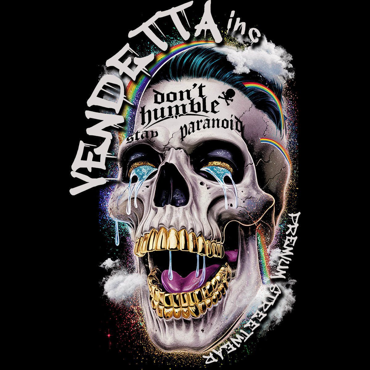 Vendetta Inc. Shirt Gold Tooth schwarz VD-1544