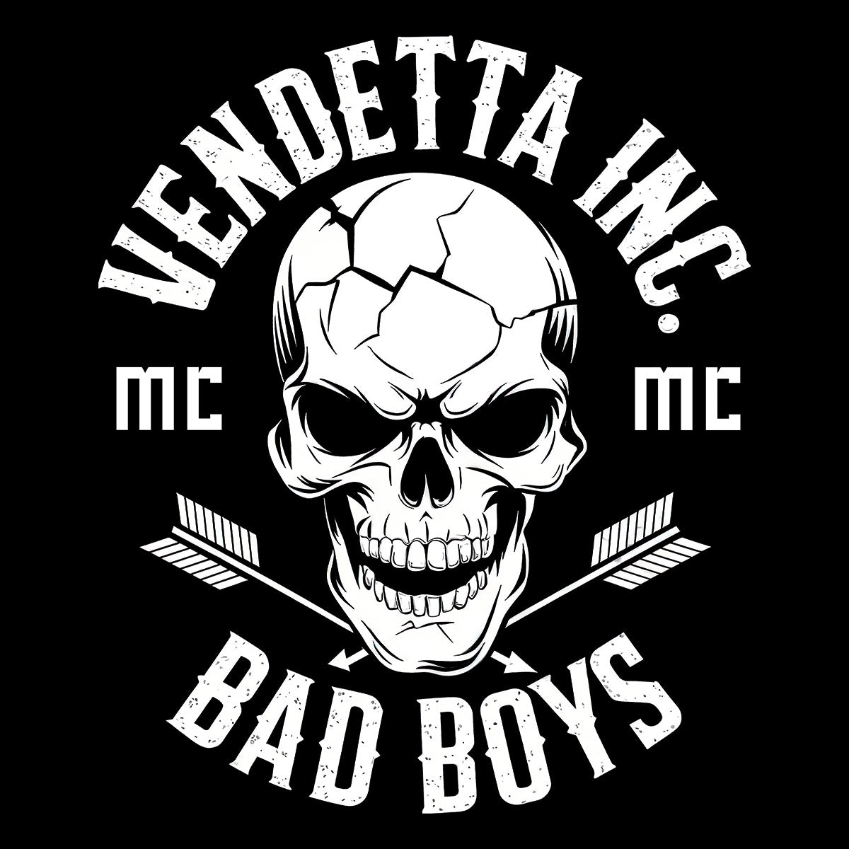 Vendetta Inc. Shirt Bad Boys MC schwarz VD-1561