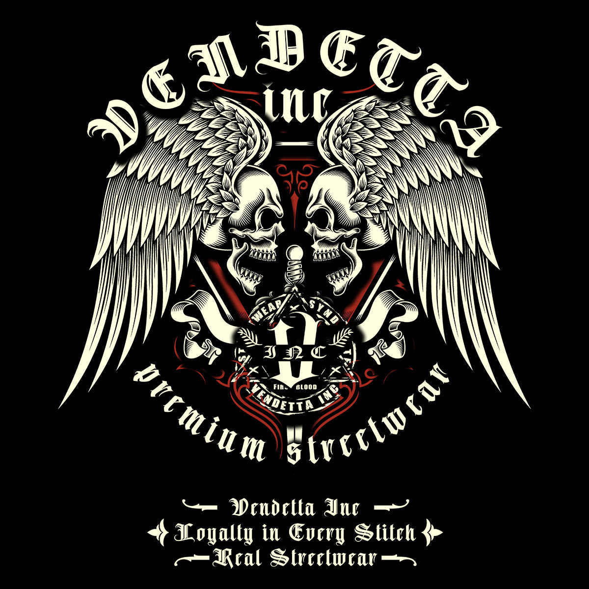 Vendetta Inc. Shirt Rebellion schwarz VD-1310