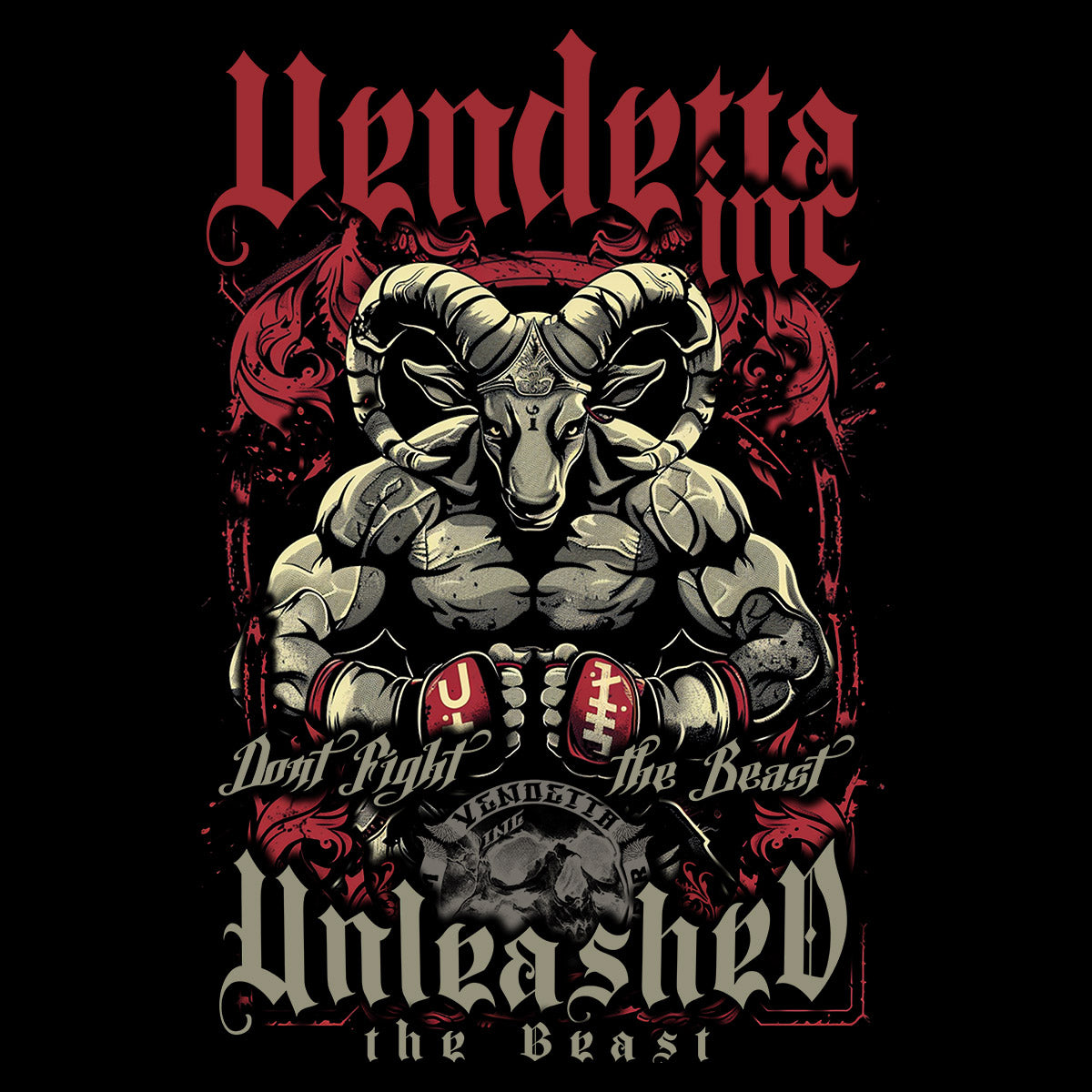 Vendetta Inc. Shirt Ram Rage schwarz VD-1566