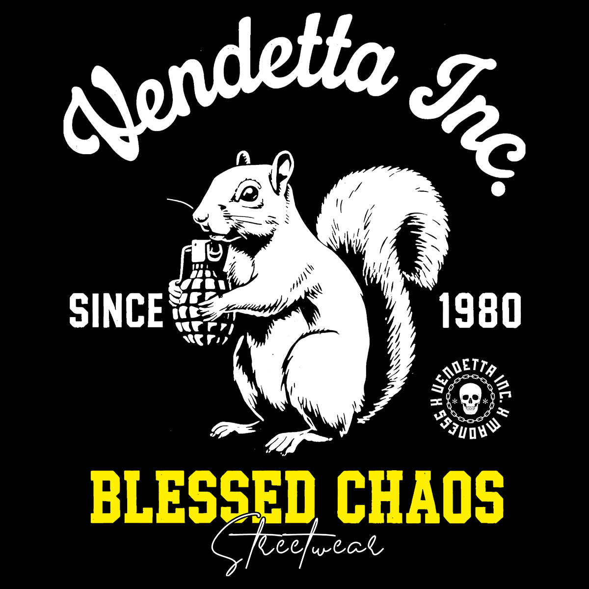 Vendetta Inc. Shirt Blessed Chaos schwarz