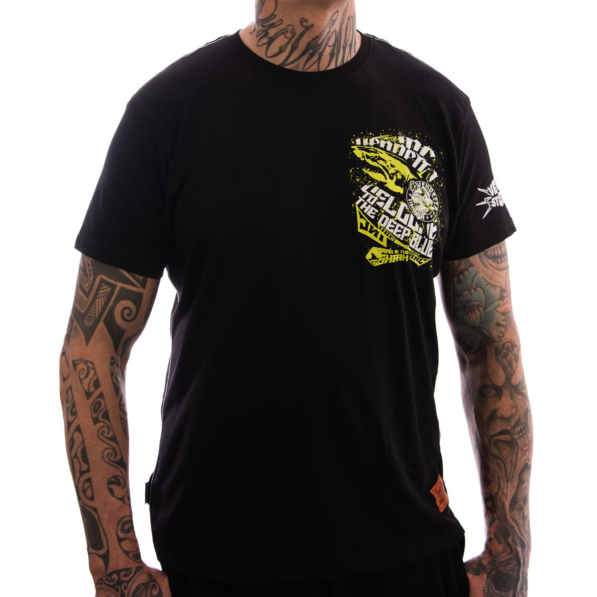 Vendetta Inc. Shirt Shark schwarz VD-1209