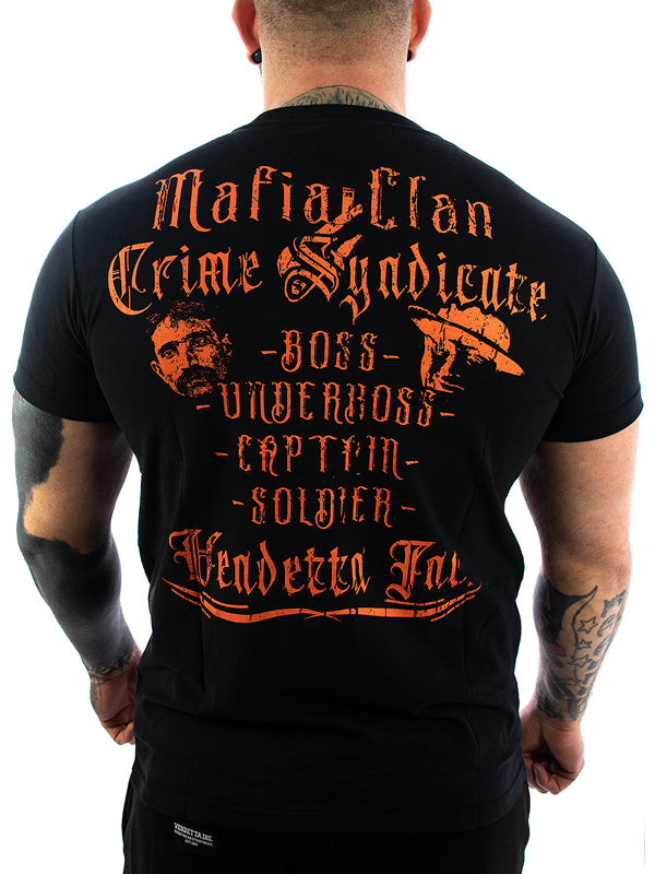 Vendetta Inc. Shirt Mafia Clan schwarz VD-1144
