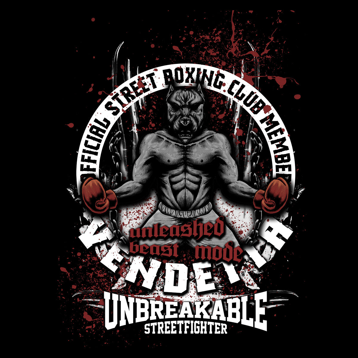 Vendetta Inc. Shirt Streetfight schwarz VD-1230