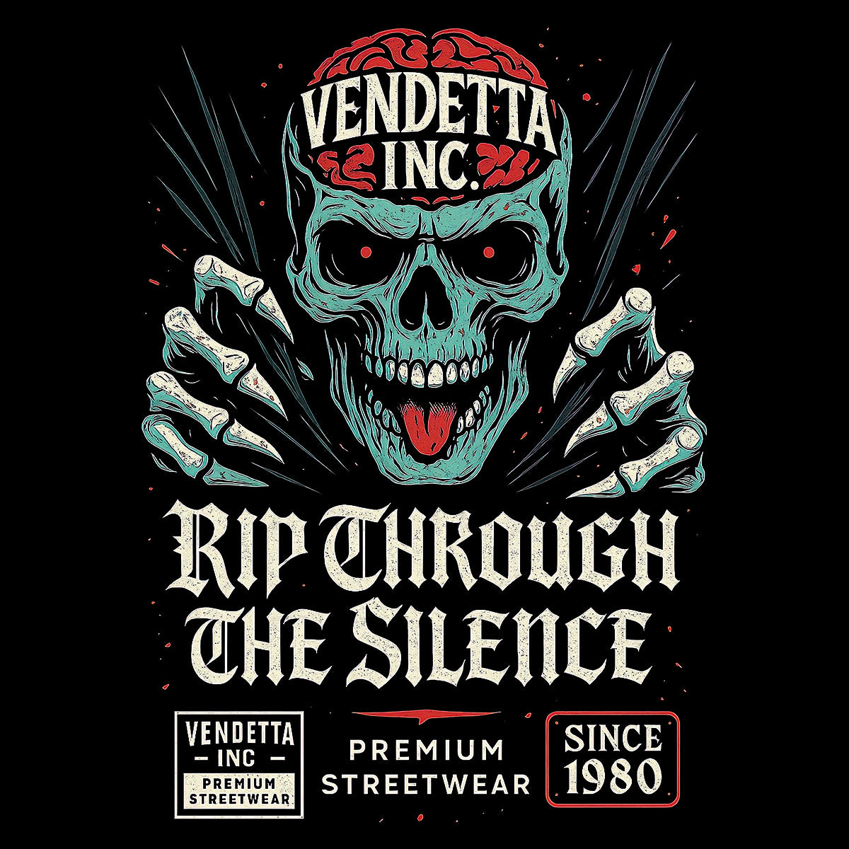 Vendetta Inc. Shirt Mind Ripper schwarz VD-1586