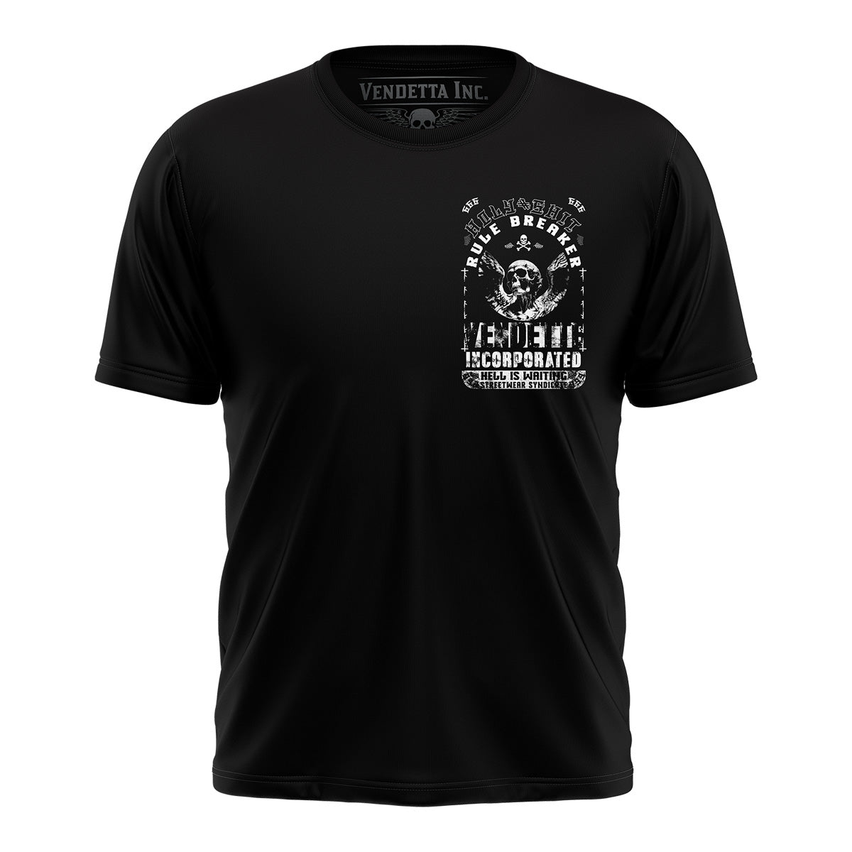 Vendetta Inc. Herren Shirt Hell is Waiting schwarz VD-1306