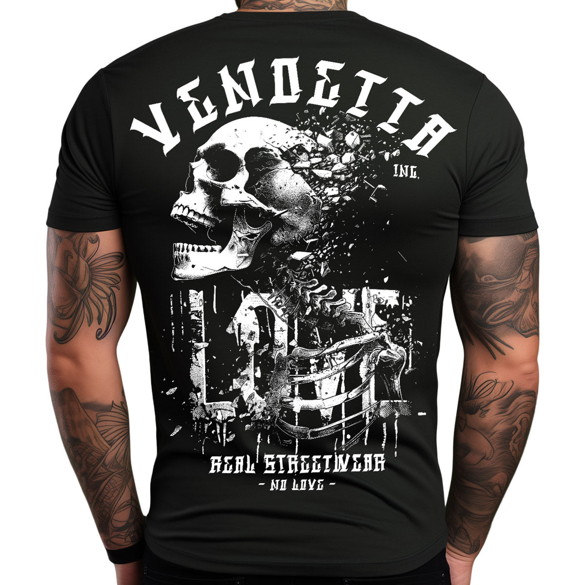 Vendetta Inc. Shirt No Love schwarz VD-1430