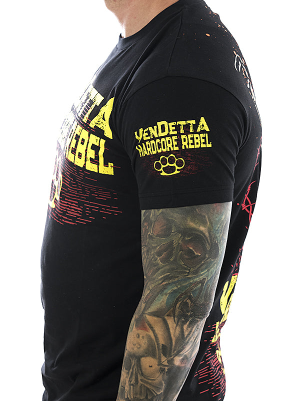 Vendetta Inc. Shirt Hardcore Rebel 1017 schwarz