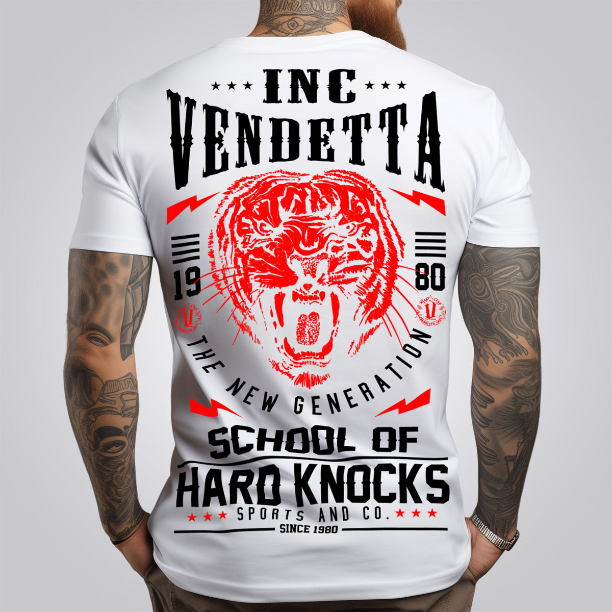 Vendetta Inc. Shirt weiß Knocks VD-1353
