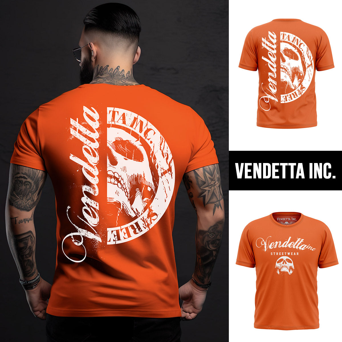 Vendetta Inc. Shirt Logo Patch 1182 orange