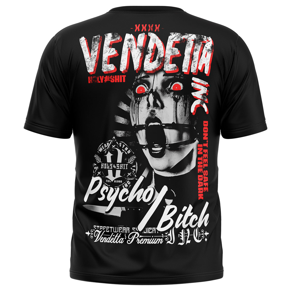 Vendetta Inc. T-Shirt Psycho XXX schwarz VD-1308